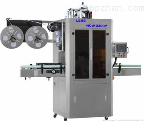 供應(yīng)定制圓瓶|方瓶|扁瓶PE膜PVC商標(biāo)膜套標(biāo)機(jī)(廠家實(shí)圖)-溫州來福機(jī)械制造